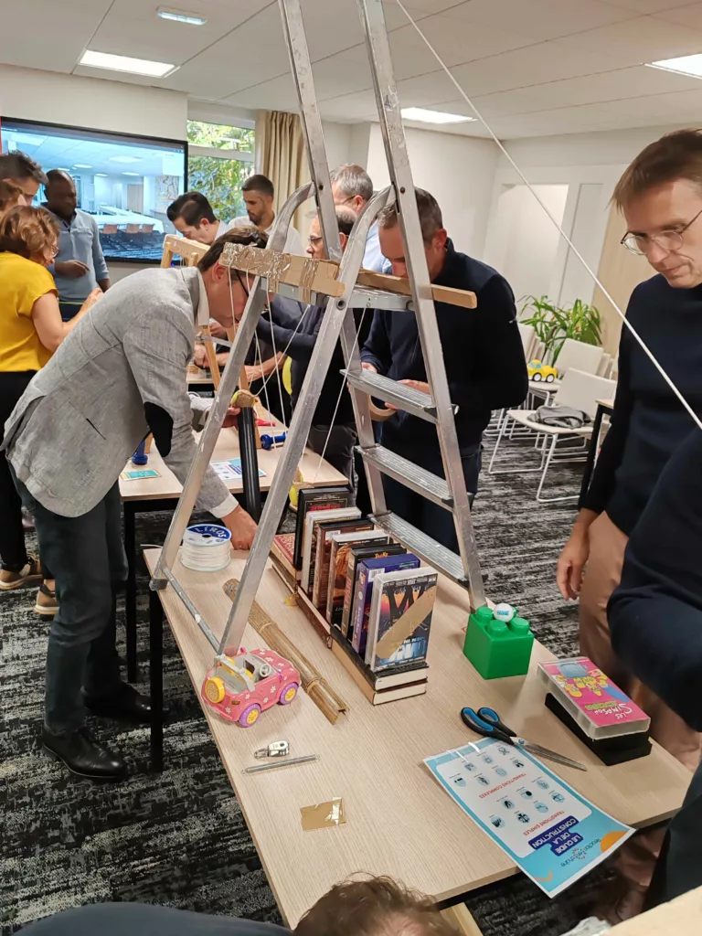 reaction en chaine installation team building team first