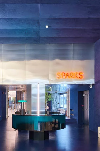 Vue intérieure du Sparks