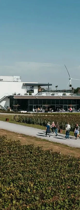 Vue lointaine du Domaine de Eole