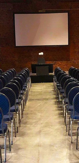 Vue séminaire de la grange de la ferme de Bertinchamps